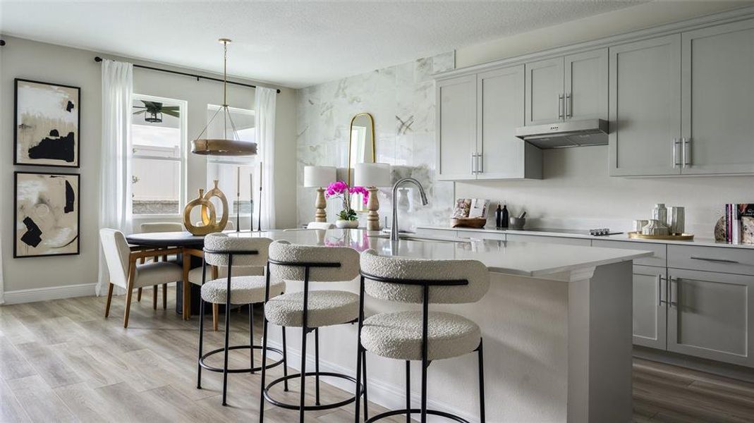 Furnished interior view inside a new home in Pasadena Woods, Dade City (Image 9).