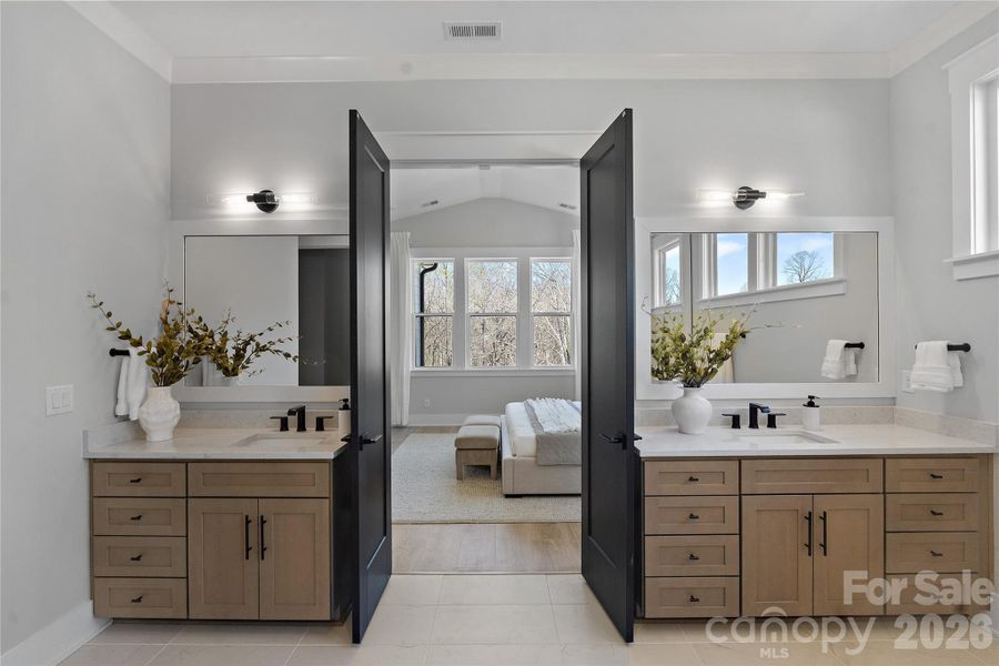 Furnished interior view inside a new home in Bluffs at Wesley Chapel, Wesley Chapel (Image 23).