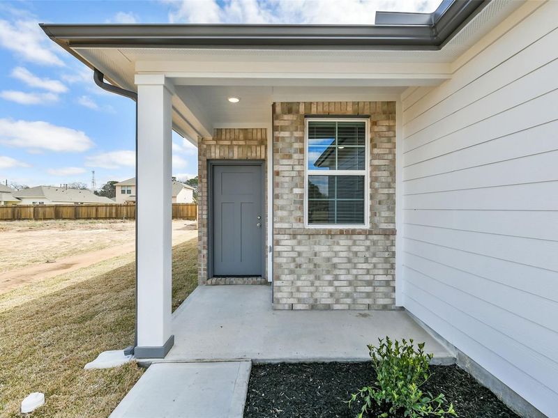 Exterior details and patio area of a home in Liberty Estates, Cleveland (Image 3).