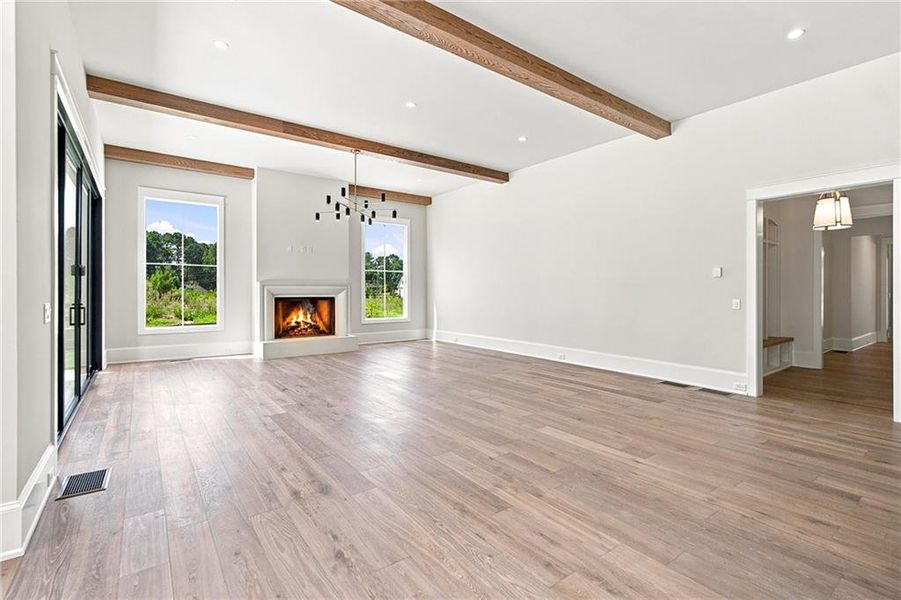 Spacious, unfurnished interior of a new home in , Milton (Image 64).