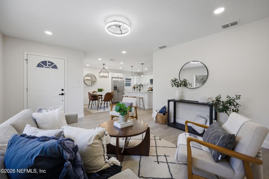 Furnished interior view inside a new home in , Jacksonville (Image 5).