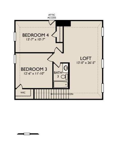 The Azalea floor plan The Azalea floor plan