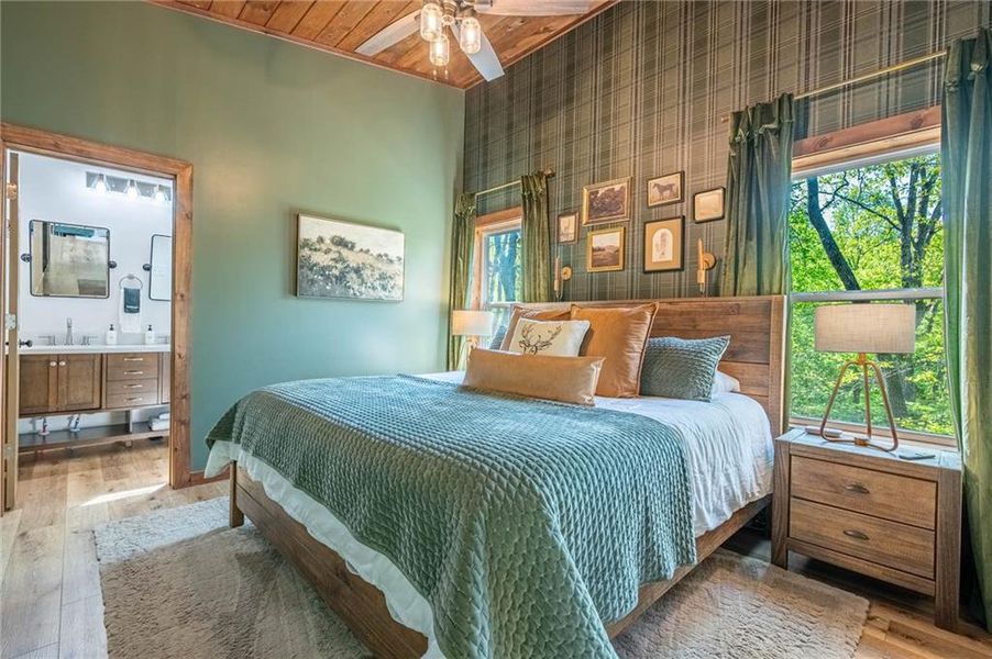 Furnished interior view inside a new home in , Ellijay (Image 5).