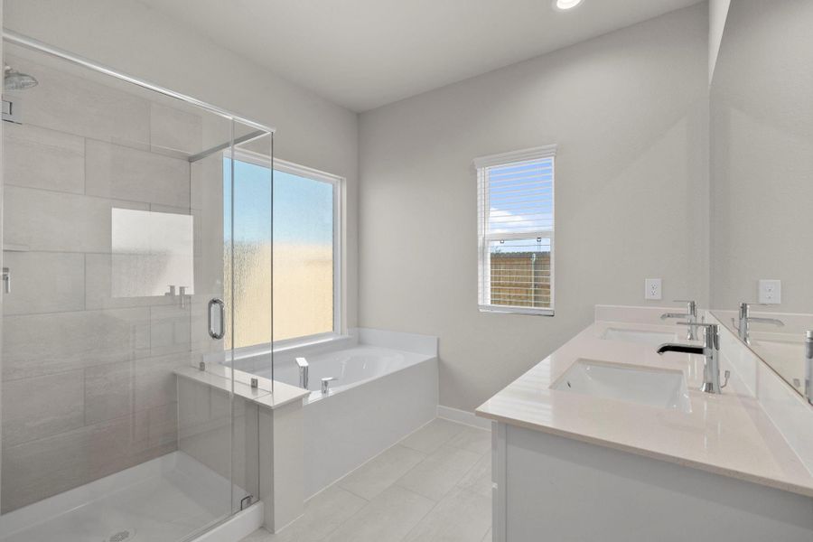 Furnished interior view inside a new home in , Houston (Image 6).