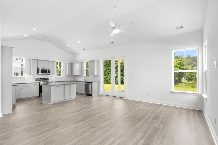 Spacious, unfurnished interior of a new home in Downtown Loris Homes, Loris (Image 23).