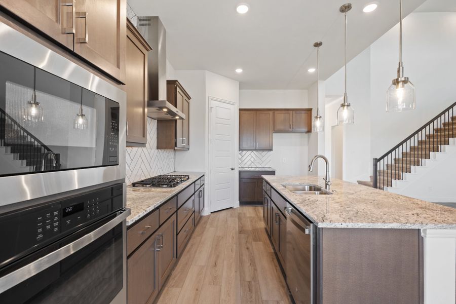 Furnished interior view inside a new home in Edgewater, Fate (Image 10).