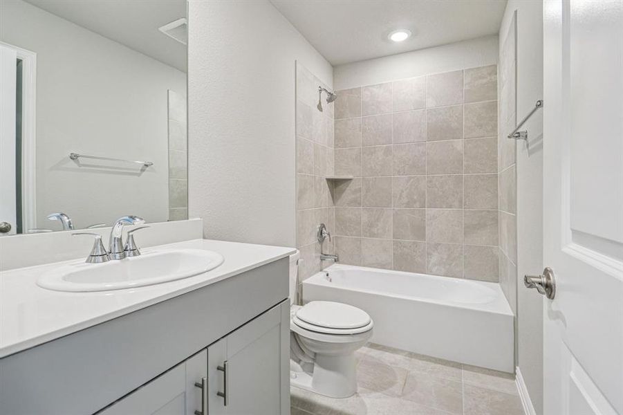 Photo is not of the actual home, but is an inspirational photo of builder’s model home and may depict options, furnishings, and/or decorator features that are not included.