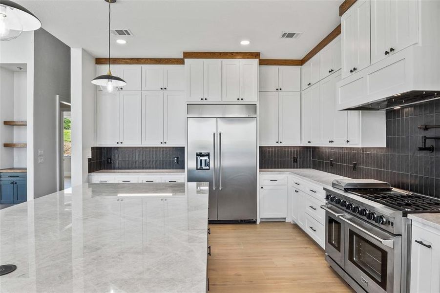 Furnished interior view inside a new home in , Ponder (Image 9).