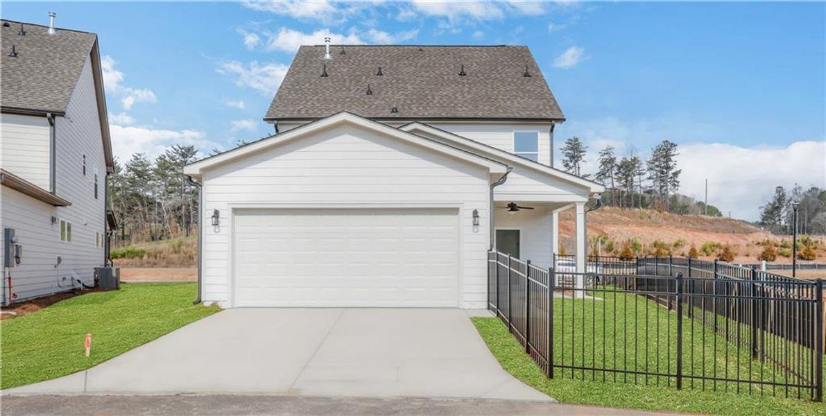 Front exterior of a new home in Marble Tree, Ball Ground, GA, highlighting curb appeal (Image 24).
