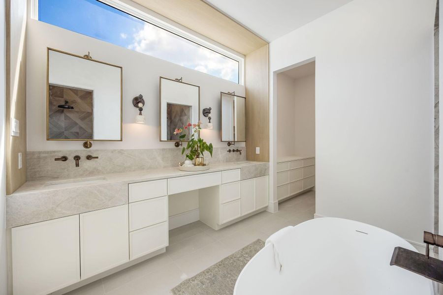 Furnished interior view inside a new home in , Houston (Image 36).