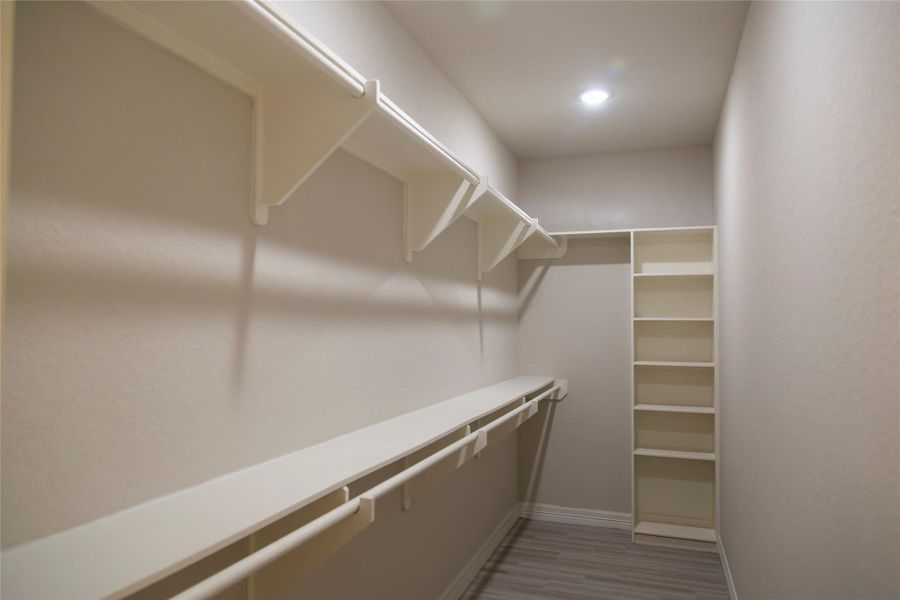 The other end of the primary closet 16'x10 The other end of the primary closet 16'x10