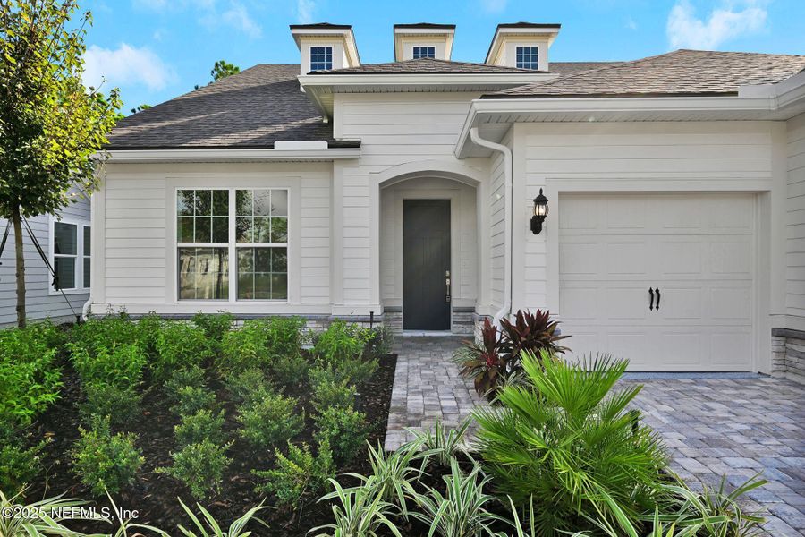 Exterior details and patio area of a home in Del Webb Nocatee, Ponte Vedra (Image 27).
