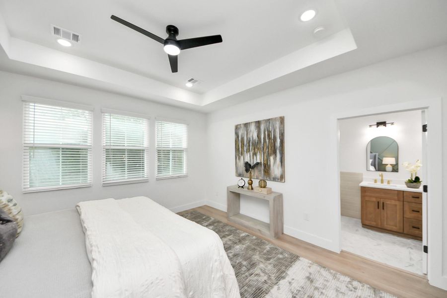 Furnished interior view inside a new home in , Houston (Image 15). Furnished interior view inside a new home in , Houston (Image 15).