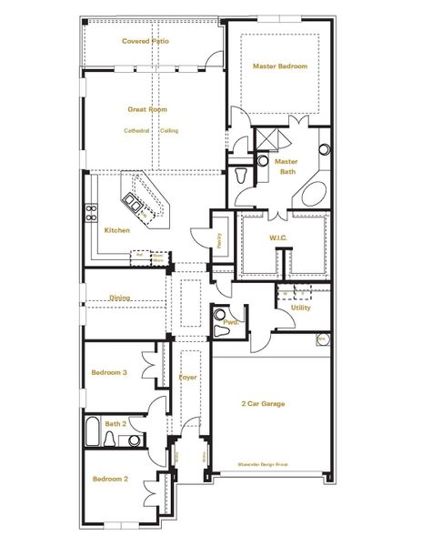 Imperia Floor Plan Layout in Willis Ranch, San Antonio | Sitterle Homes