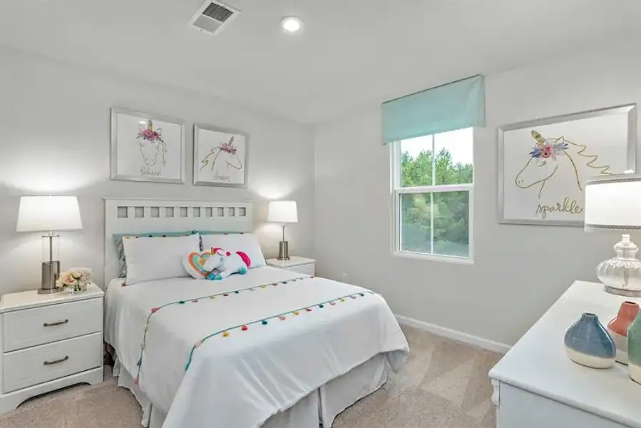 Furnished interior view inside a new home in Cameron Ridge 2-Story, Columbia (Image 25).