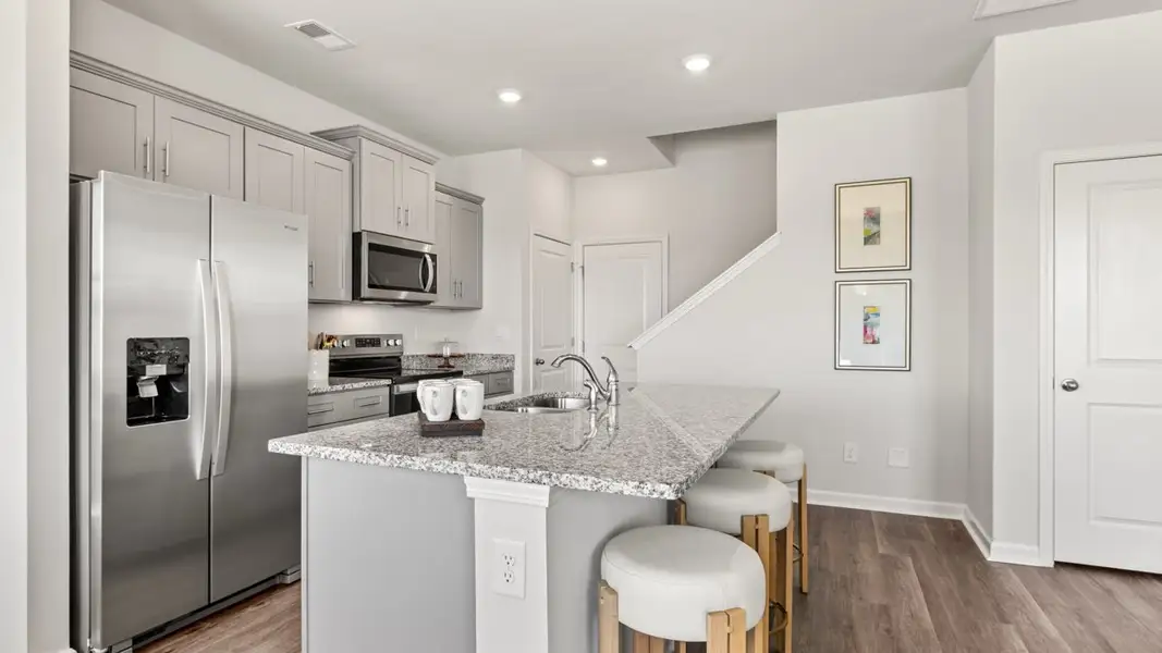 Representative furnished interior of a home built from the Tatum by D.R. Horton in Rushing Waters Townhomes, North Augusta (Image 5).