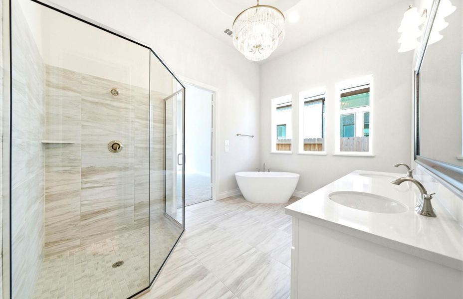 Furnished interior view inside a new home in The Highlands 55′, Porter (Image 16).