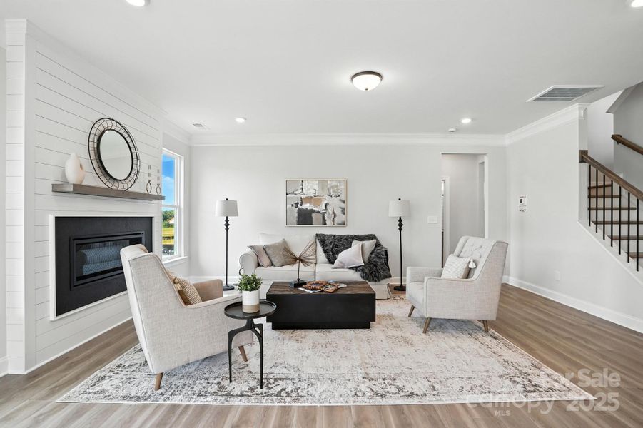 Furnished interior view inside a new home in , Sherrills Ford (Image 29). Furnished interior view inside a new home in , Sherrills Ford (Image 29).