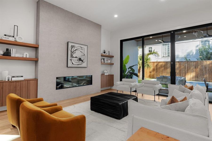 Furnished interior view inside a new home in , Dallas (Image 15).