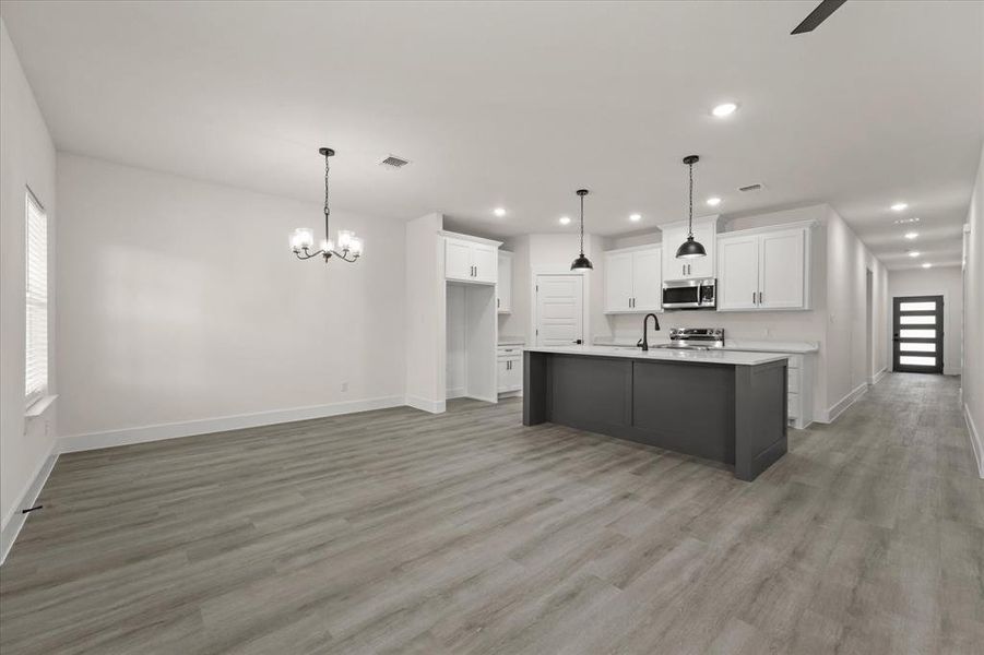 Furnished interior view inside a new home in , Fort Worth (Image 9).