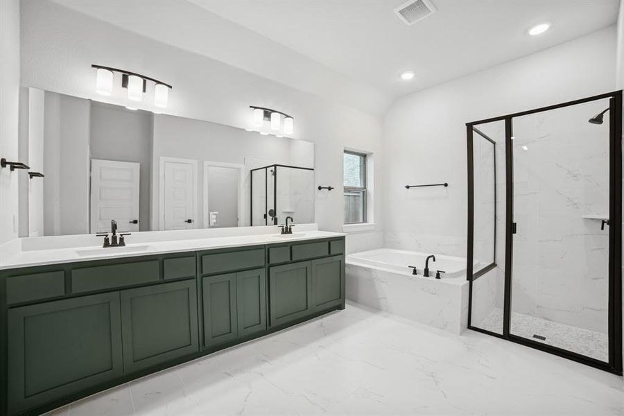 Furnished interior view inside a new home in Talia – Garden Series, Mesquite (Image 10).