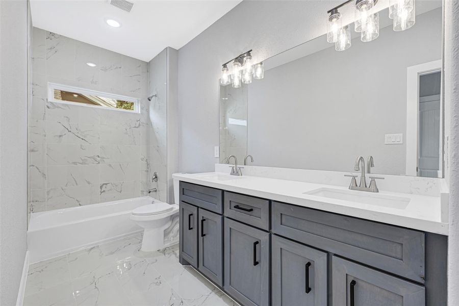 Bathroom for second master bedroom on the second floor