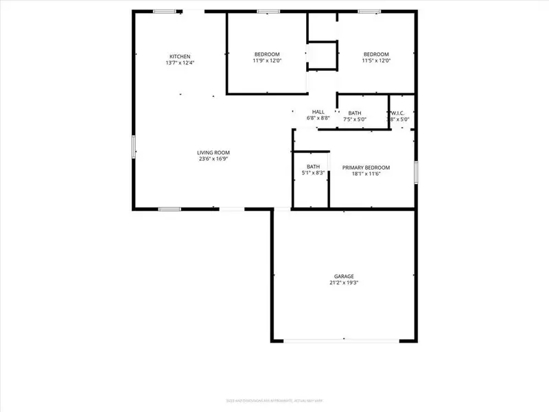2D floor plan layout of this home in , Kennedale, TX (Image 4).
