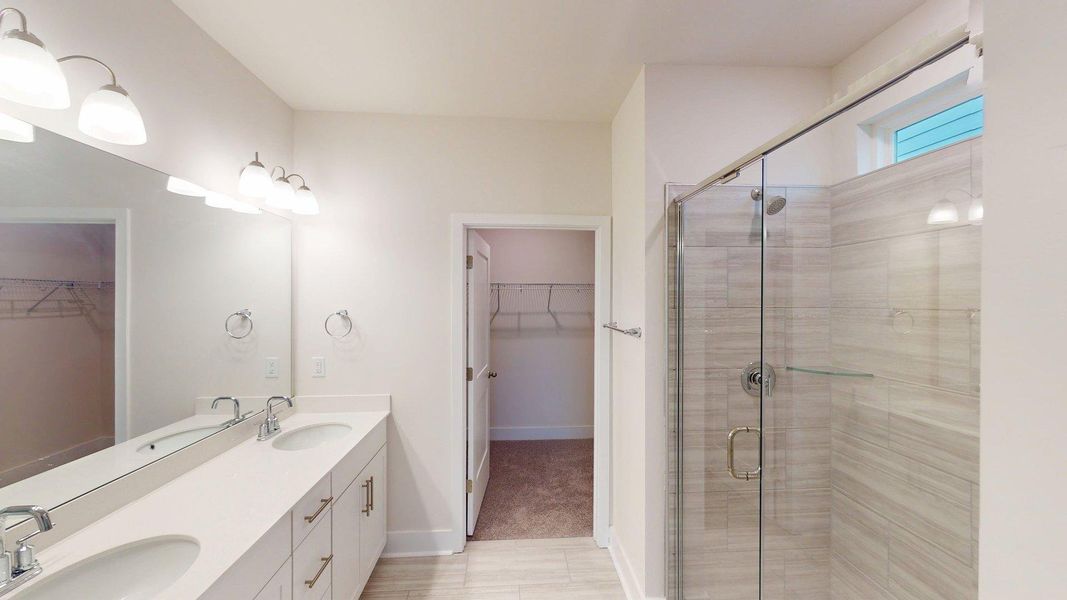 Representative furnished interior of a home built from the Cypress by D.R. Horton in Avalon, Gastonia (Image 11).