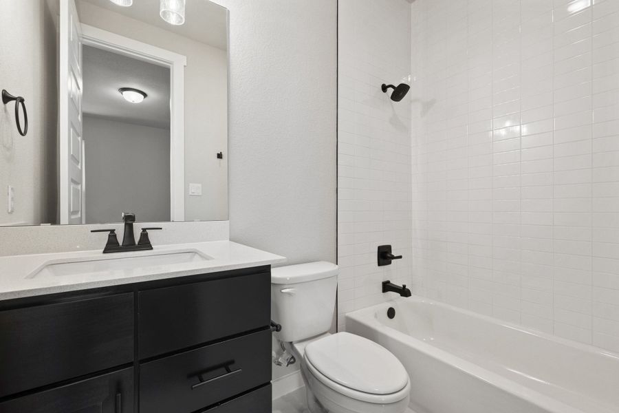 Furnished interior view inside a new home in Lariat, Liberty Hill (Image 17).
