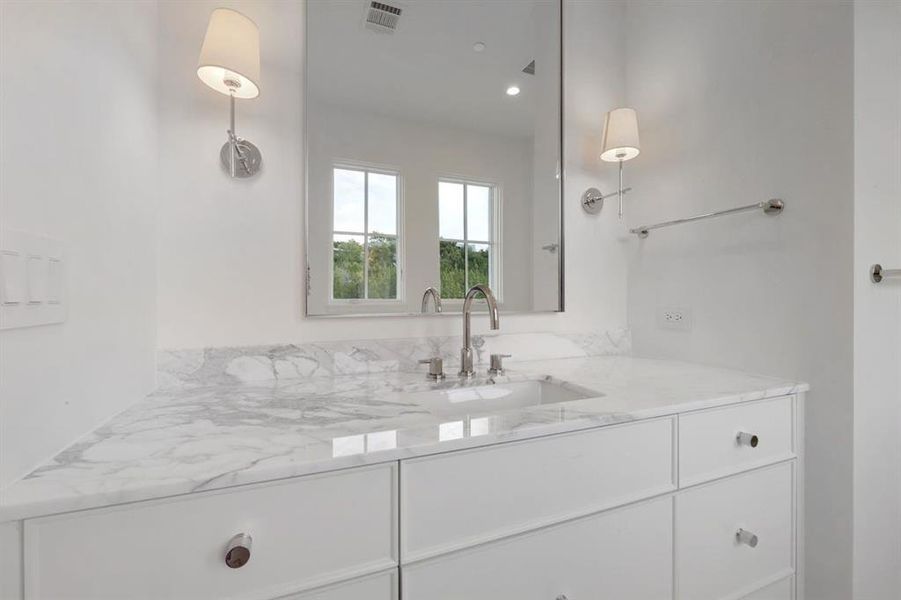 Furnished interior view inside a new home in Amarra Villas, Austin (Image 9).