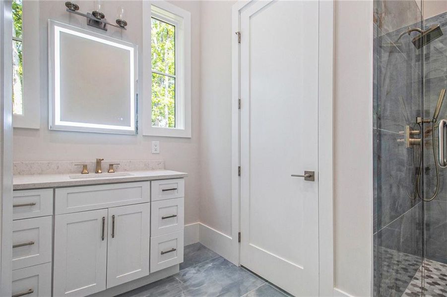 Furnished interior view inside a new home in , Alpharetta (Image 20).