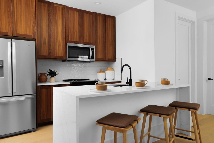 Furnished interior view inside a new home in , Austin (Image 30).