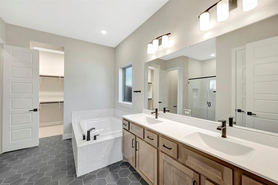 Furnished interior view inside a new home in South Pointe  Cottage Series, Mansfield (Image 5).