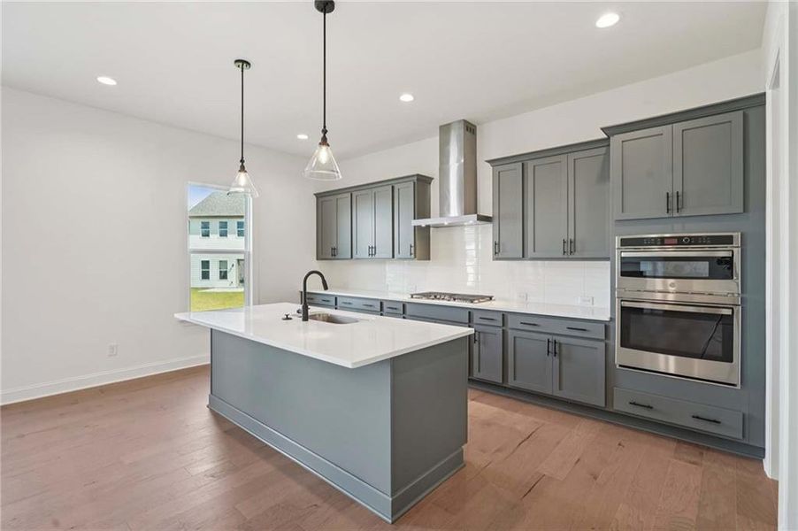 Furnished interior view inside a new home in East Harbor II at Chestatee, Dawsonville (Image 11).