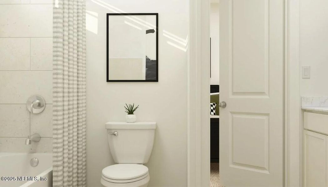 Furnished interior view inside a new home in Russell Retreat, Green Cove Springs (Image 14).