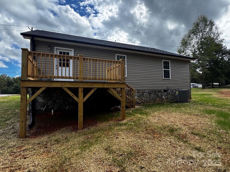 back with large deck