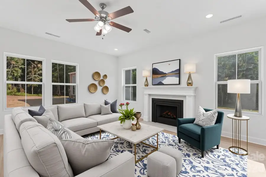 Furnished interior view inside a new home in , Charlotte (Image 3). Furnished interior view inside a new home in , Charlotte (Image 3).