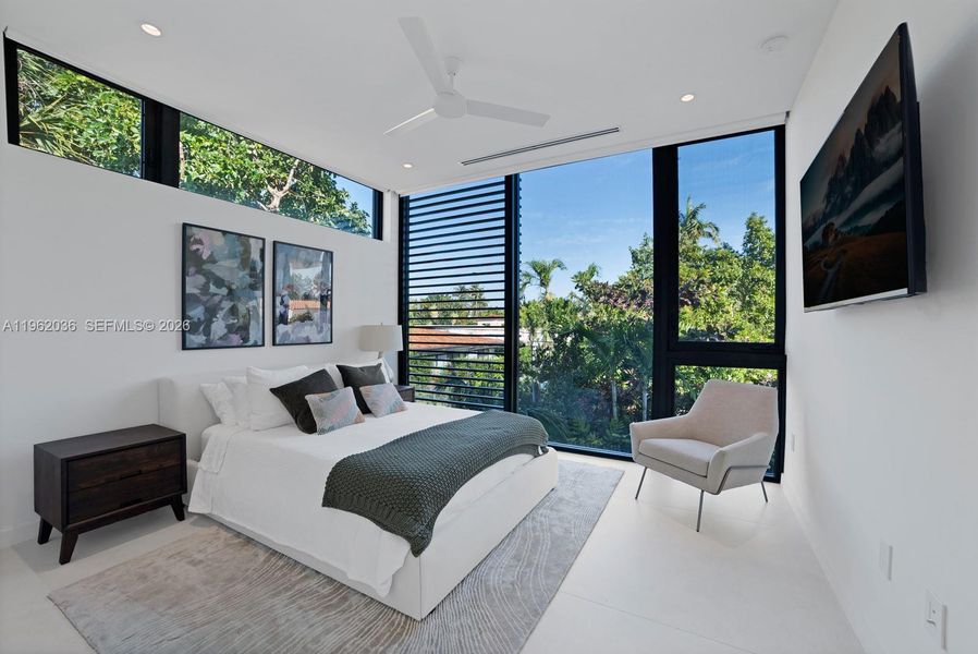 Furnished interior view inside a new home in , Miami Beach (Image 30). Furnished interior view inside a new home in , Miami Beach (Image 30).