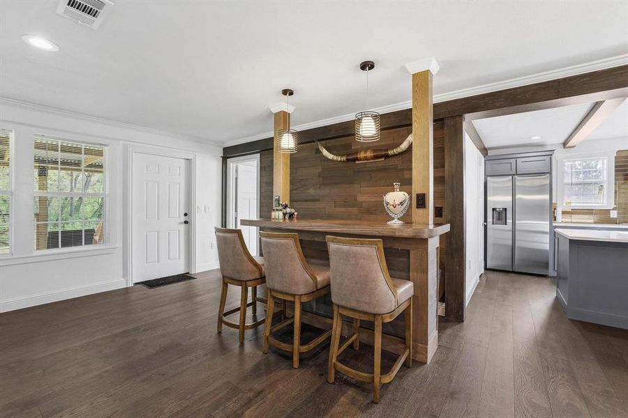 Furnished interior view inside a new home in , Savoy (Image 9). Furnished interior view inside a new home in , Savoy (Image 9).