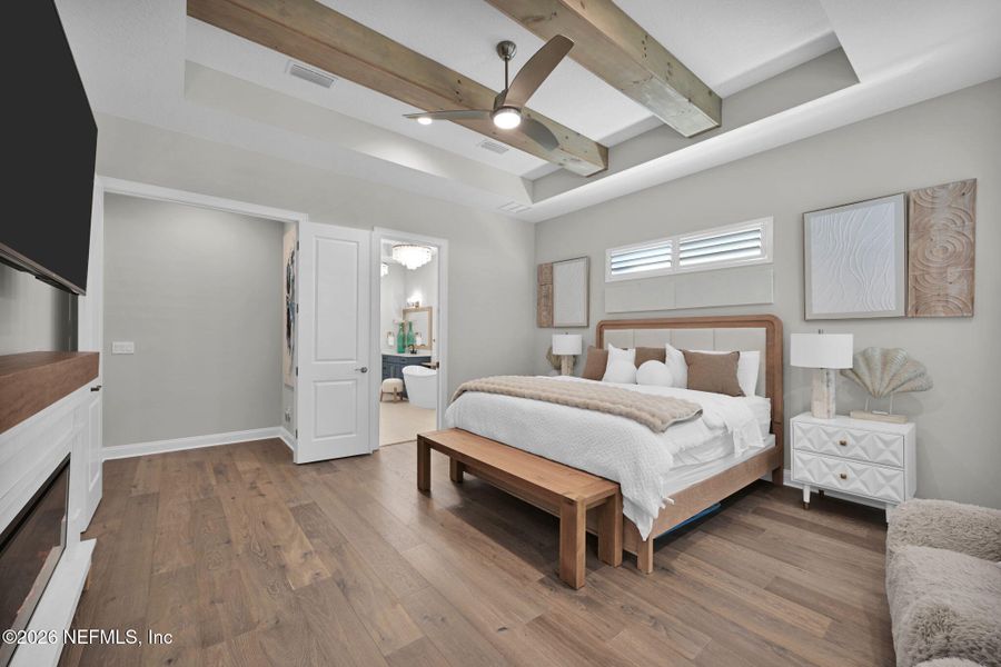 Furnished interior view inside a new home in Palmetto Cove, Ponte Vedra (Image 11).
