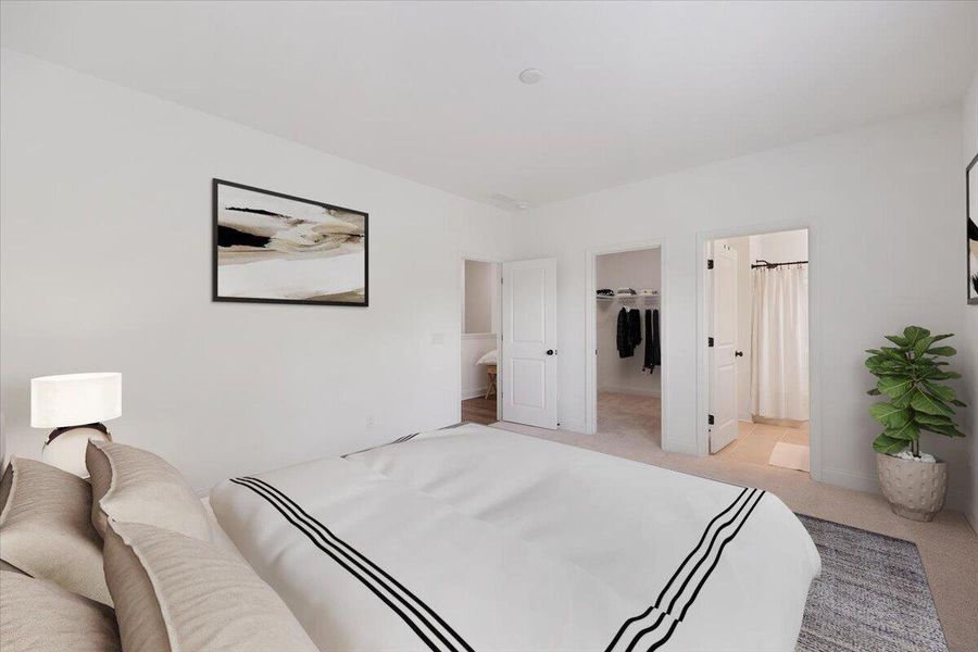 Furnished interior view inside a new home in , Summerville (Image 33).