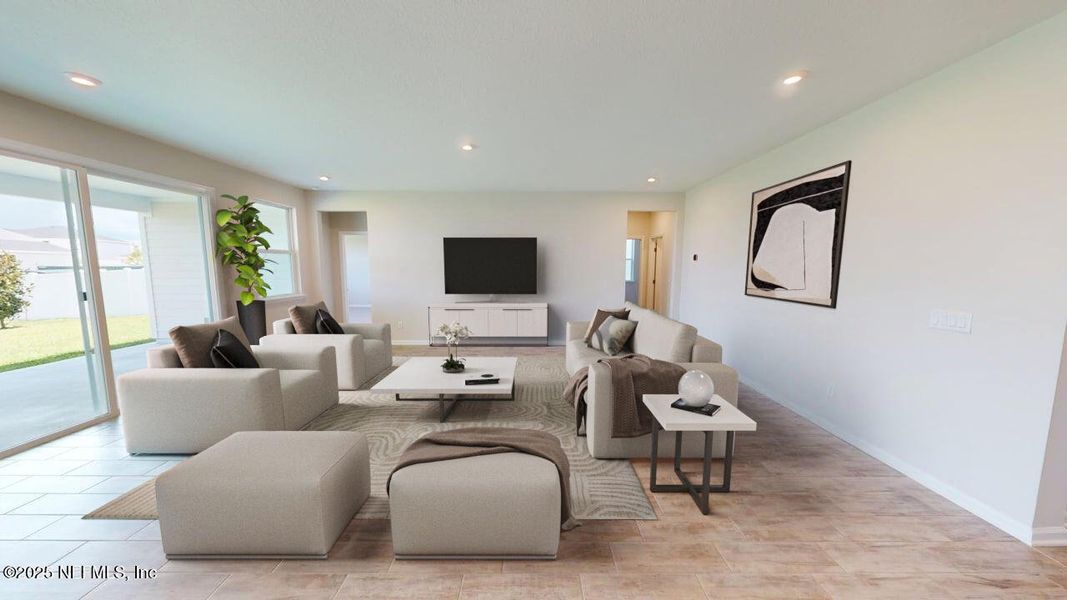Furnished interior view inside a new home in Lakes at Bella Lago, Green Cove Springs (Image 7).