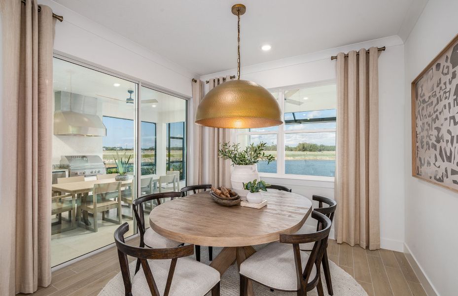 Representative furnished interior of a home built from the Mystique by Pulte Homes in Riversong, Parrish (Image 7).