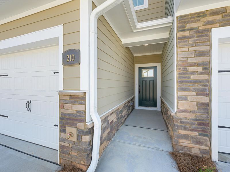 Exterior details and patio area of a home in Westview Towns, Waxhaw (Image 4).