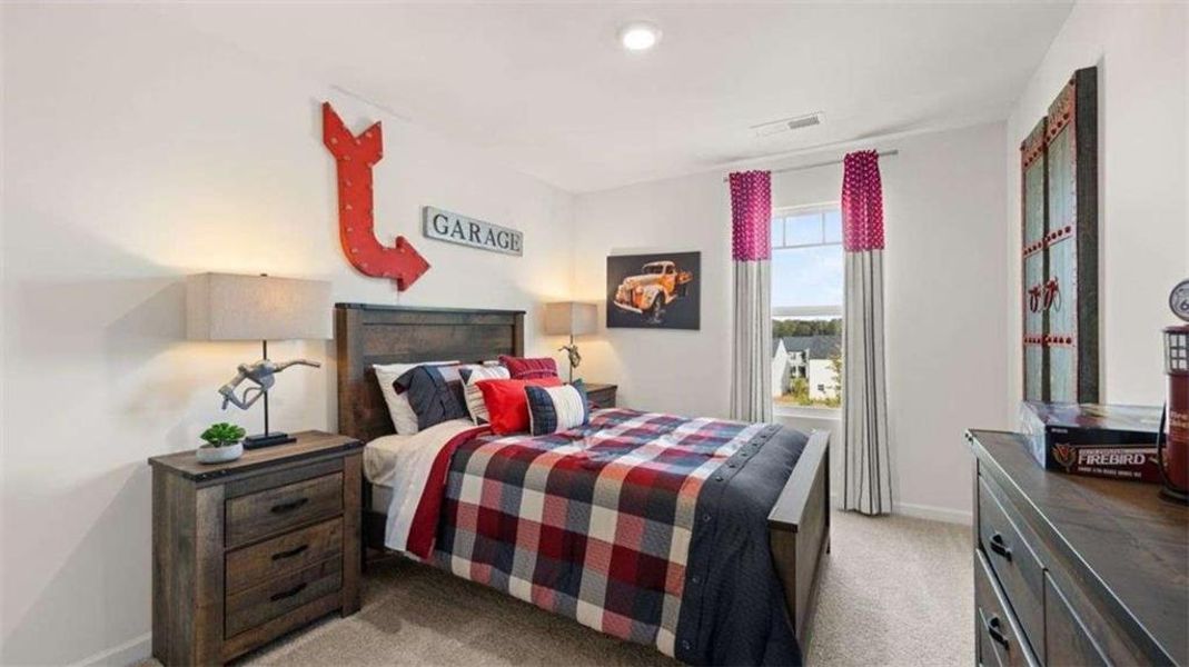 Furnished interior view inside a new home in Poplar Preserve, Newnan (Image 21).