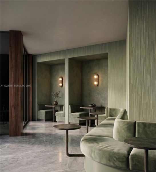 Furnished interior view inside a new home in , Hallandale Beach (Image 8).