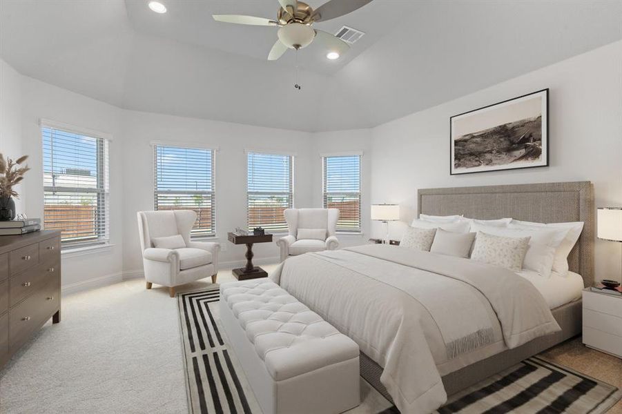 Furnished interior view inside a new home in , Waxahachie (Image 26).