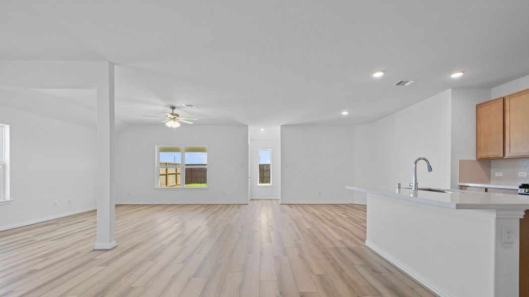 Furnished interior view inside a new home in Oakwood Estates, Waller (Image 12).