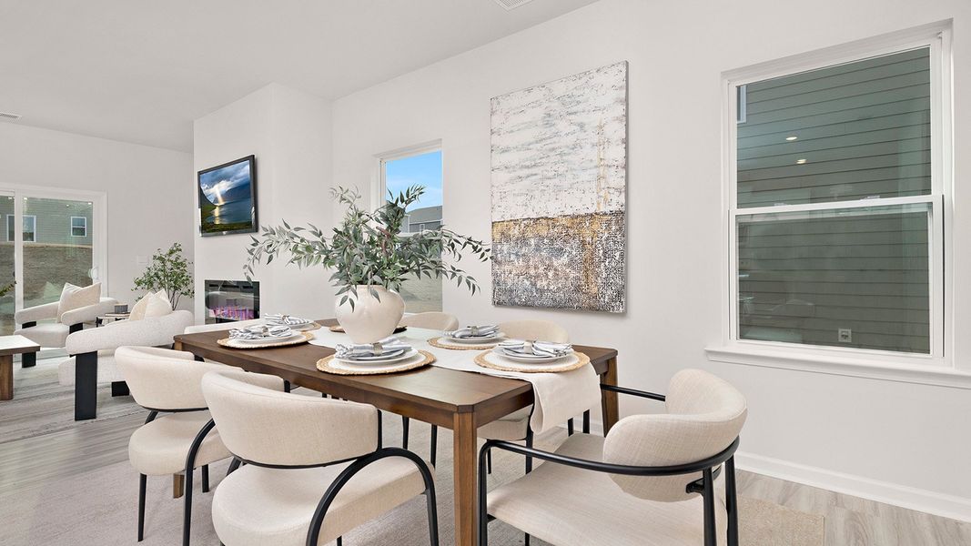 Furnished interior view inside a new home in Cline Village, Conover (Image 7).
