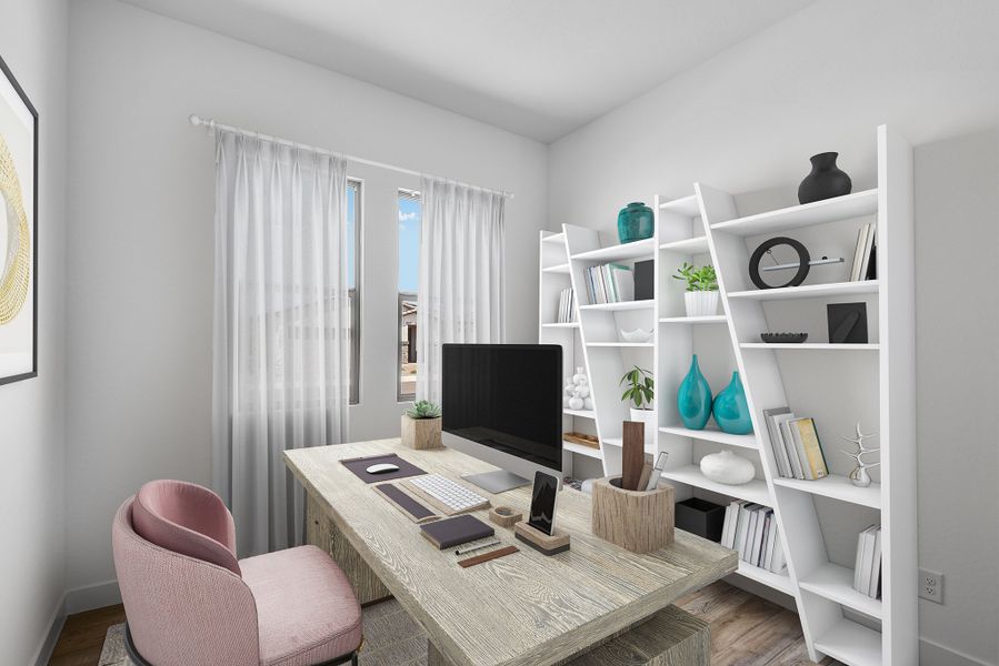 Furnished interior view inside a new home in Estrella, Goodyear (Image 8).